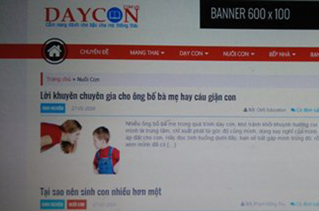 TTXVN: Ra mắt chuyên trang daycon.com.vn
